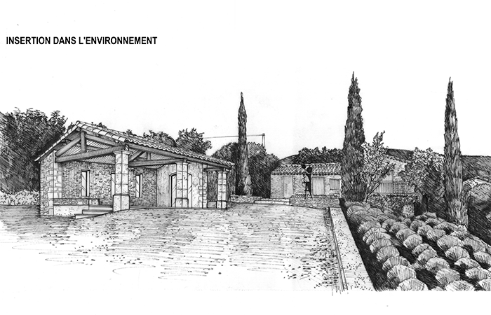 architecte aménagement exterieur, design d'espace Provence